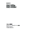 Sony DSC-HX90, DSC-HX90V Service Manual