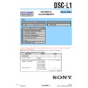 Sony DSC-L1 (serv.man4) Service Manual