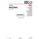 Sony DSC-L1 (serv.man9) Service Manual