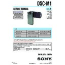 Sony DSC-M1 (serv.man2) Service Manual