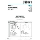 Sony DSC-M1 (serv.man5) Service Manual