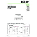Sony DSC-M1 (serv.man8) Service Manual