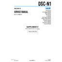 Sony DSC-N1 (serv.man9) Service Manual