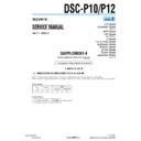 dsc-p10, dsc-p12 (serv.man11) service manual
