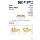 dsc-p10, dsc-p12 (serv.man13) service manual
