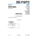 Sony DSC-P10, DSC-P12 (serv.man14) Service Manual