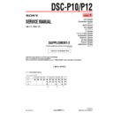 Sony DSC-P10, DSC-P12 (serv.man8) Service Manual