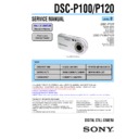 Sony DSC-P100, DSC-P120 (serv.man2) Service Manual