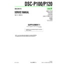 Sony DSC-P100, DSC-P120 (serv.man5) Service Manual