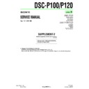 Sony DSC-P100, DSC-P120 (serv.man9) Service Manual