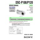 Sony DSC-P100, DSC-P120 Service Manual