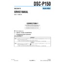 Sony DSC-P150 (serv.man10) Service Manual
