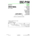 Sony DSC-P150 (serv.man7) Service Manual