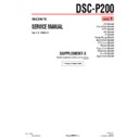 Sony DSC-P200 (serv.man11) Service Manual