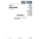Sony DSC-P200 (serv.man12) Service Manual