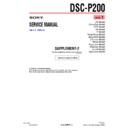 Sony DSC-P200 (serv.man8) Service Manual