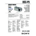 Sony DSC-P3 (serv.man2) Service Manual