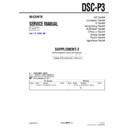 Sony DSC-P3 (serv.man5) Service Manual