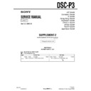 Sony DSC-P3 (serv.man6) Service Manual