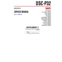Sony DSC-P32 (serv.man5) Service Manual