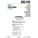 Sony DSC-P32 (serv.man9) Service Manual