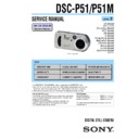 Sony DSC-P51, DSC-P51M (serv.man2) Service Manual