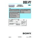 Sony DSC-P7 (serv.man4) Service Manual