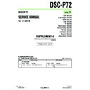 dsc-p72 (serv.man11) service manual