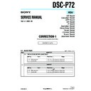 Sony DSC-P72 (serv.man14) Service Manual