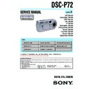 Sony DSC-P72 (serv.man2) Service Manual