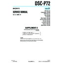 Sony DSC-P72 (serv.man8) Service Manual