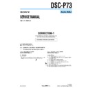 Sony DSC-P73 (serv.man11) Service Manual