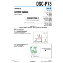 Sony DSC-P73 (serv.man12) Service Manual