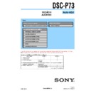 dsc-p73 (serv.man15) service manual