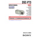 dsc-p73 (serv.man3) service manual