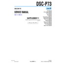 dsc-p73 (serv.man5) service manual