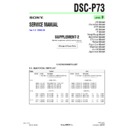 dsc-p73 (serv.man9) service manual