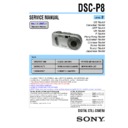 Sony DSC-P8 (serv.man2) Service Manual