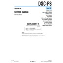 Sony DSC-P8 (serv.man5) Service Manual