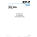 Sony DSC-R1 (serv.man11) Service Manual