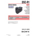 Sony DSC-R1 (serv.man3) Service Manual