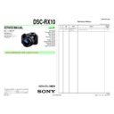 Sony DSC-RX10 Service Manual