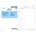 Sony DSC-S3000 (serv.man2) Service Manual
