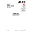 Sony DSC-S40 (serv.man11) Service Manual
