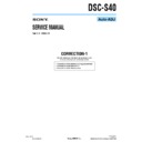 Sony DSC-S40 (serv.man12) Service Manual