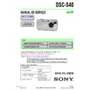 Sony DSC-S40 (serv.man13) Service Manual