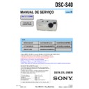 Sony DSC-S40 (serv.man14) Service Manual