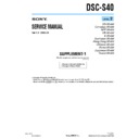 Sony DSC-S40 (serv.man5) Service Manual