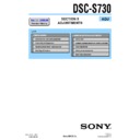 Sony DSC-S730 (serv.man2) Service Manual
