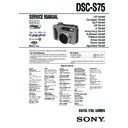 Sony DSC-S75 (serv.man2) Service Manual